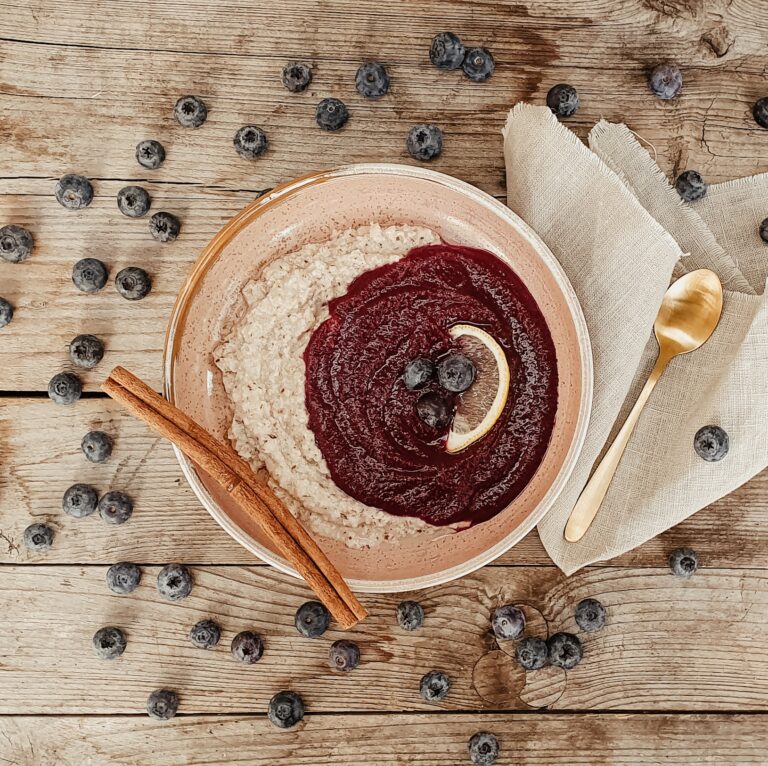 Hirse-Mandel-Porridge