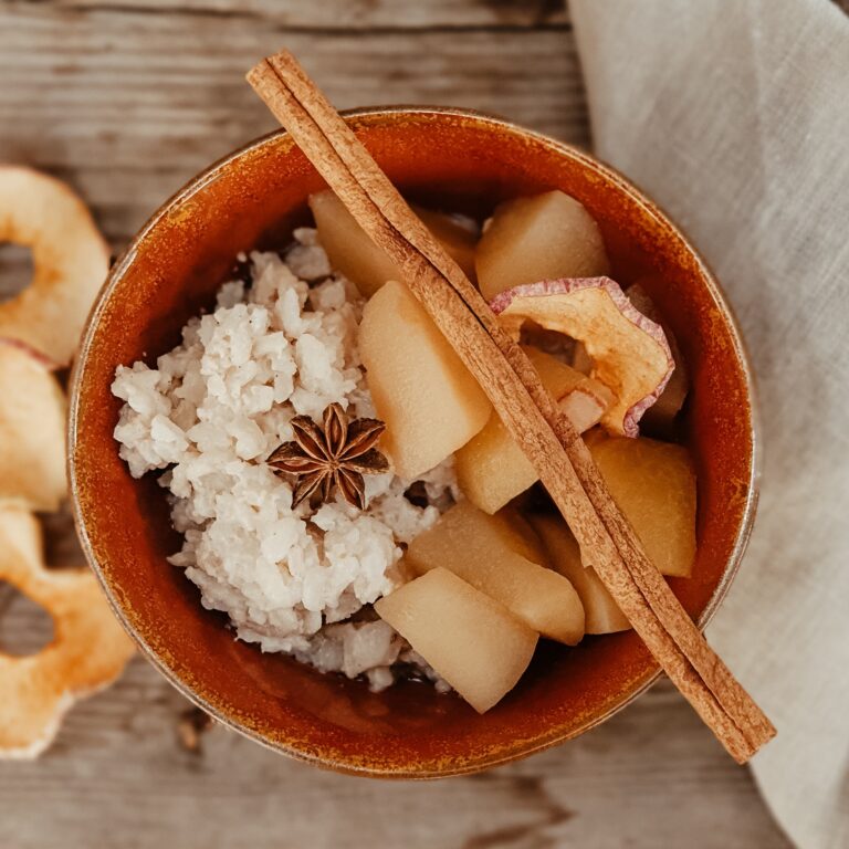 Ayurvedischer Mandelmilchreis