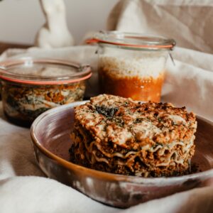 Hauptspeise mit Fleisch - Vitrinenverkauf