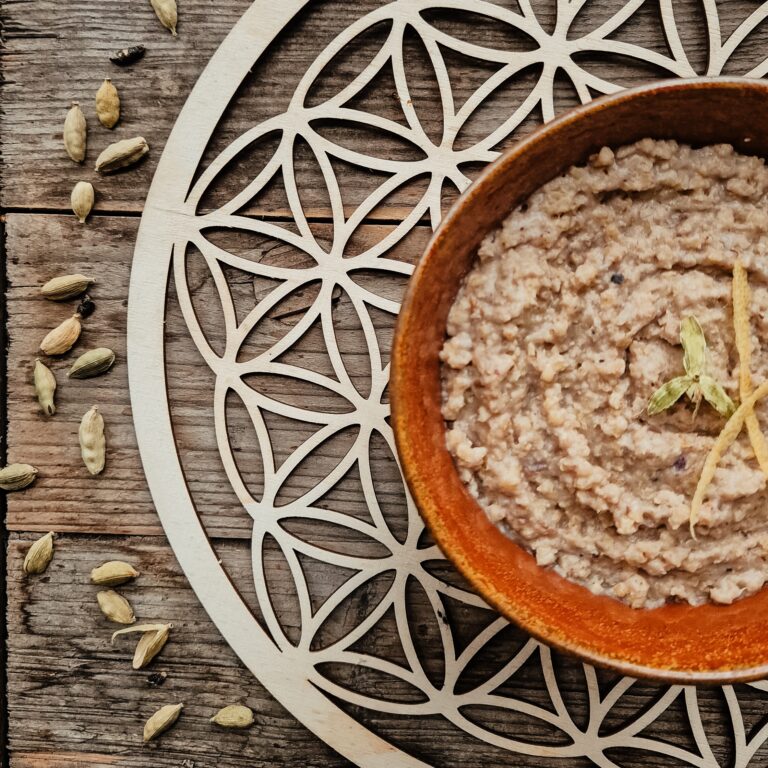 Hirse-Mandel-Porridge